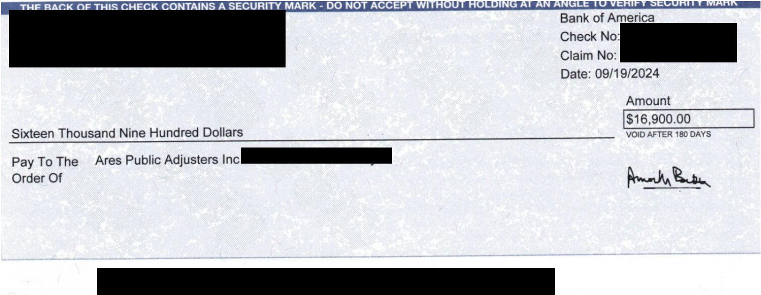 Emergency Mitigation Services Check