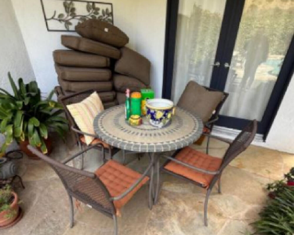 Outdoor Patio Ashe Damage