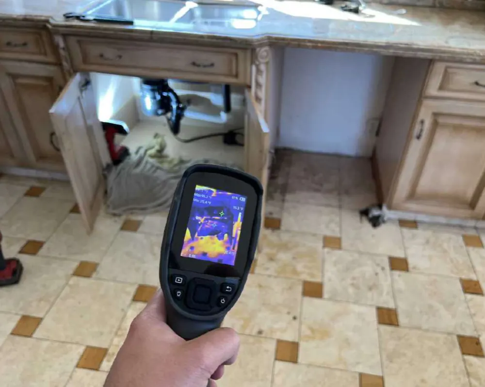 Thermal imaging at the kitchen sink