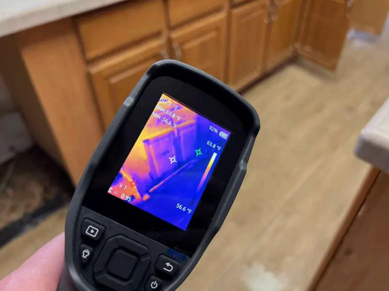 Thermal imaging from inspection