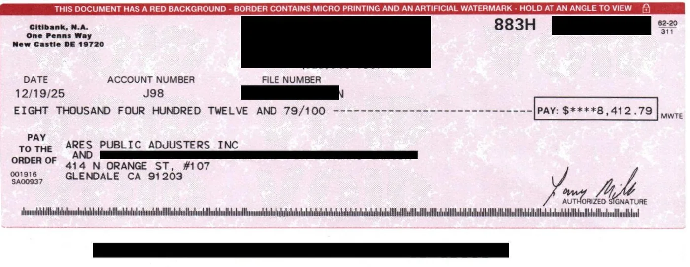 Dwelling Cleaning Supplement Check